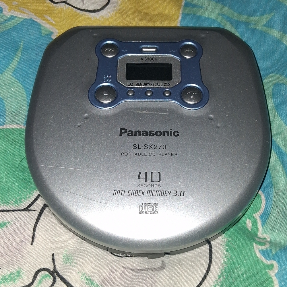 2000 Panasonic SL-AX270 Portable CD Player Vintage